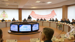 В Академии состоялось очередное заседание Ученого совета под председательством начальника Академии Вячеслава Бутко.